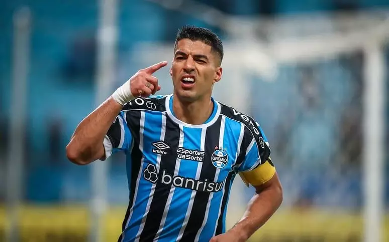 Suárez pelo Grêmio / Lance!